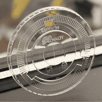 Clear PET plastic cup lid - standard flat - 1000/Case